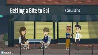 English Conversation Lesson 51:  Getting a Bite to Eat