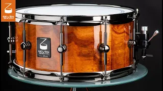 Seven Six Drum Company's 6.5x14 "The Canarywood" Custom Snare Drum