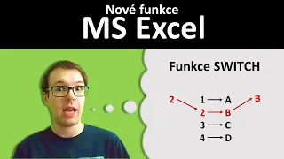 Nové funkce Excelu: více podmínek (možností ze seznamu) - SWITCH