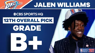 Jalen Williams selected No. 12 overall by the Oklahoma City Thunder| 2022 NBA Draft | CBS Sports …