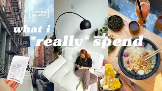 What I Spend in a Week Living in NYC *as a 25 year old* 💸