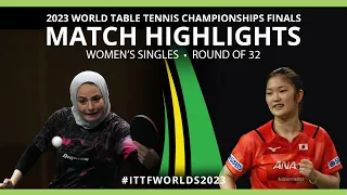 Dina Meshref vs Miyuu Kihara | WS R32 | 2023 ITTF World Table Tennis Championships Finals