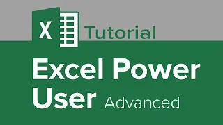 Excel Power User Advanced Tutorial