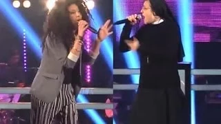 Suor Cristina Scuccia Nun Vs Luna Palumbo - The Voice IT | Serie 2 | Battle 2014