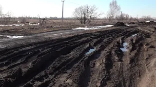 Под Новосибирском талые воды размыли дорогу к селу Ленинское // "Новости 49" 17.04.24