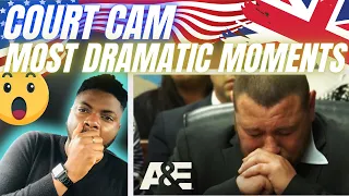 🇬🇧BRIT Reacts To COURT CAM - MOST DRAMATIC MOMENTS!