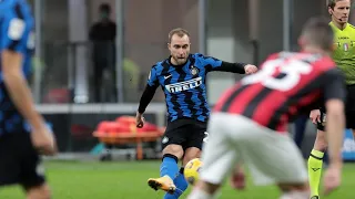 Eriksen last minute goal Inter Milan VS Ac Milan. Beautiful!