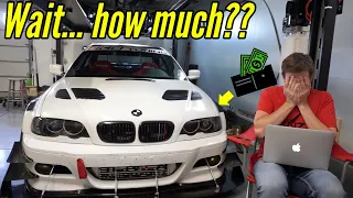 The exact cost of my E46 330ci race car. Full build list and cost. **WARNING** Not cheap $$$