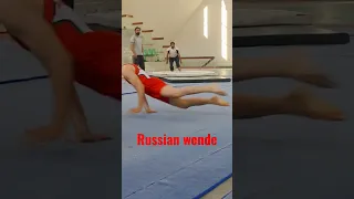 😯👍 Russian wende on floor #shorts #russianwende #sports #gymnastics #floor #youtubeshorts #tiktok