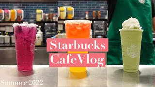summer cafe vlog | Target Starbucks | ASMR
