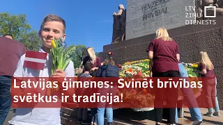 Latvijas ģimenes: Svinēt 4. maiju ir tradīcija!