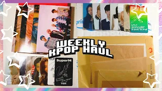 weekly kpop haul ☆ polaroid, photo pack, starting my stayc ot6 collection