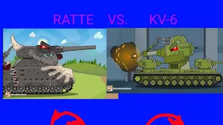 Ratte vs KV-6 power levels (Homeanimations 😒)