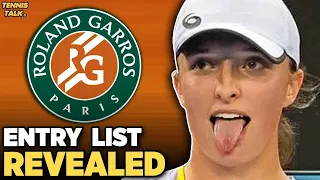 French Open 2024 Seeds & Entry List | Tennis News