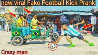 New viral fake football kick prank 2022 !! Public Reaction On prank -prank gone wrong | Prank Tv Ltd