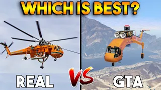 GTA 5 SKYLIFT VS REAL LIFE SKYCRANE : WHICH IS BEST?