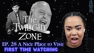 First Time Watching Ep. 28 *A NICE PLACE TO VISIT* (1960) what is life? | THE TWILIGHT ZONE