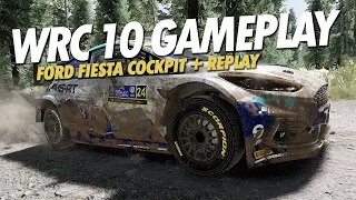 WRC 10 PS5 Gameplay | Ford Fiesta Cockpit View + REPLAY | Racing For Dreams