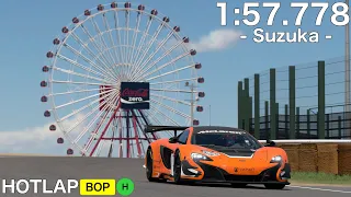 GT SPORT | McLaren 650S GT3 | Suzuka | HOTLAP | RH/BOP