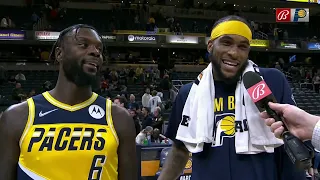 'He likes the FLASHY stuff' 😂 Oshae Brissett & Lance Stephenson react to viral dunk | NBA on ESPN