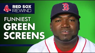 Funniest Green Screen Moments | Red Sox Rewind