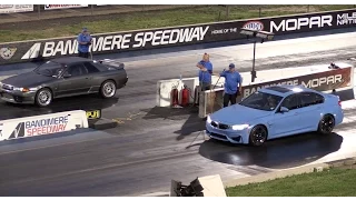 2015 BMW M3 vs Nissan Skyline R32 GTR
