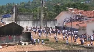 Brazilian police intervene at Alcacuz prison during inmate riot