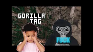 LITTLE KID GETS CAUGHT CUSSING IN GORILLA TAG