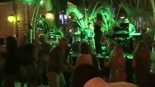 Party at The Office on the beach Los Cabos Live Music Band