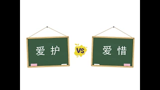 The differences between 爱护 and 爱惜