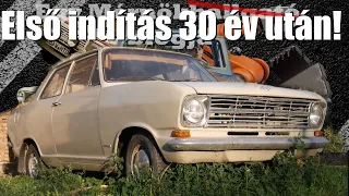 50 éves Opel Kadett első indítása 30 év állás után!