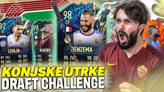 "KONJSKE UTRKE" DRAFT CHALLENGE! FIFA 22