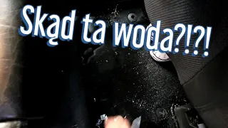 Woda w samochodzie?! Skąd się wzięła woda w samochodzie? Dlaczego woda zbiera się w samochodzie?