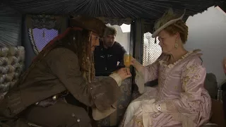 Johnny And Judi - Pirates of the Caribbean: On Stranger Tides behind the scenes(exclusive)