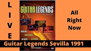 Guitar Legends Sevilla 1991 Paul Rodgers Brian May Steve Vai Joe Satriani All Right Now