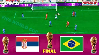 FIFA 23 | Serbia vs Brazil - FIFA World Cup Final | Full Match All Goals | Next Gen Gameplay PC 4K