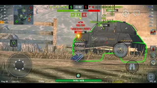 World of Tanks Blitz Asia (gameplay VK 100.01 P)