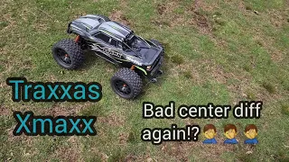 Traxxas Xmaxx #Bad center diff #Not again!😔