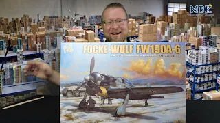 MBK unboxing SPECIAL - 1:35 Focke-Wulf Fw 190A-6 (Border Model BF-003)