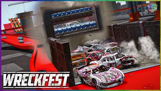 Who puts THIS on a RACE TRACK?!?! Hot Wheels High Rise | Wreckfest