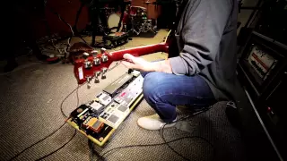 Bring Me The Horizon - педалборд гитариста