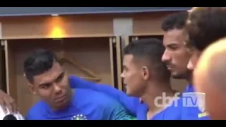 Casemiro trolls Thiago Silva in Brazil dressing room