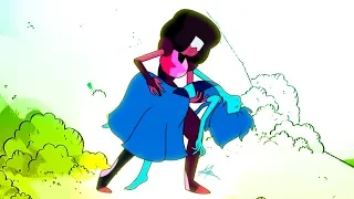 Fusion de LAPIS y GARNET 【animación】 steven universe