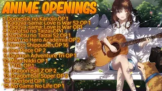 🎶 Relaxing Acoustic Guitar Anime Openings!