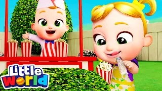 Yummy Yummy Pop Corn | Kids Songs & Nursery Rhymes by Little World