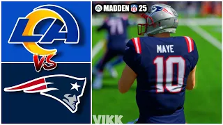 Rams vs Patriots Week 11 Simulation (madden 25 Rosters)