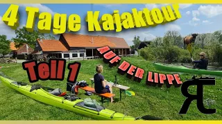 4 Tage sommerliche Kajaktour auf der Lippe - Teil 1 von 2