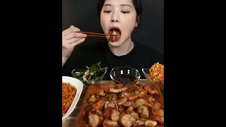 Gopchang Makchang Daechang & Spicy Chicken Noodles & Kimchi Fried Rice | Mukbang Asmr