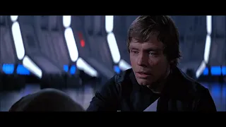 Star Wars VI Return of the Jedi (movie 1983) - Luke takes Darth Vader's mask off