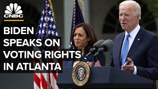 President Biden and Vice President Harris deliver voting rights speech in Atlanta — 1/11/2022